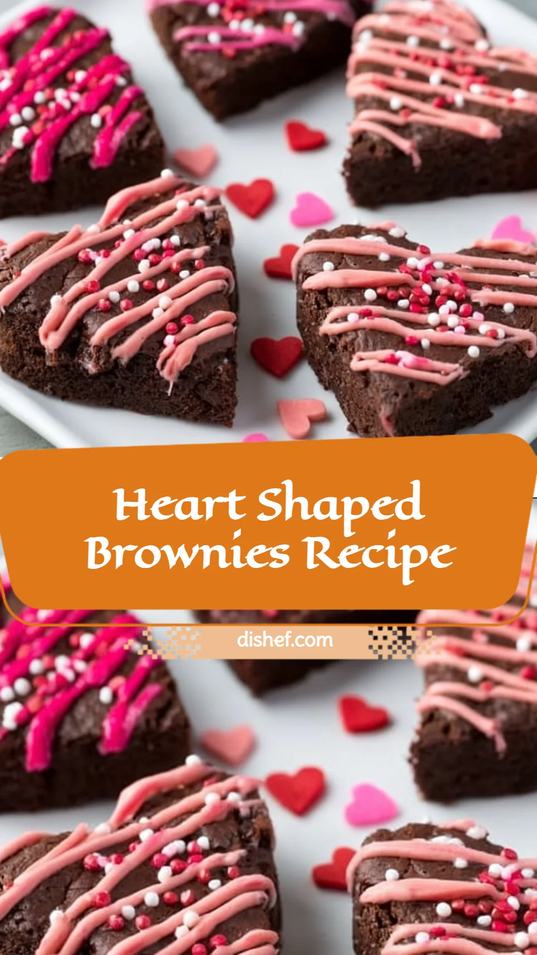 Heart Shaped Brownies Recipe