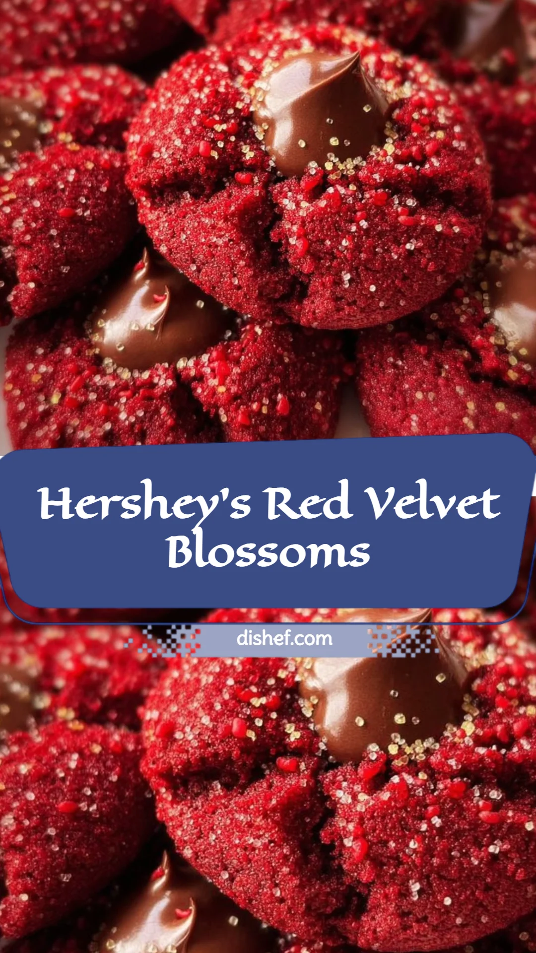 Hershey's Red Velvet Blossoms