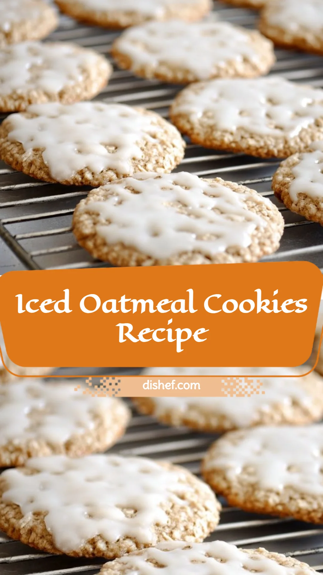 Iced Oatmeal Cookies Recipe