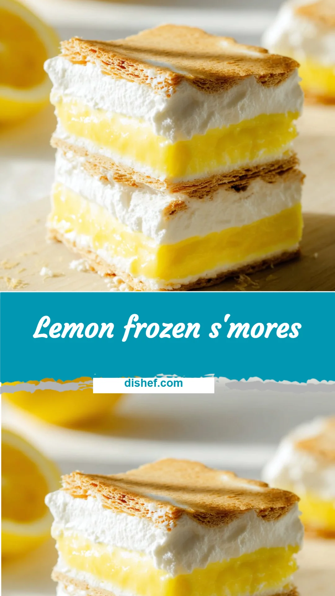 Lemon frozen s'mores