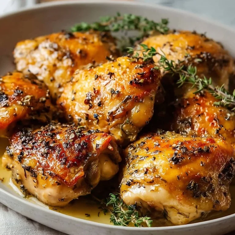 Deliciously seasoned Ranch Chicken Thighs cooked to perfection
