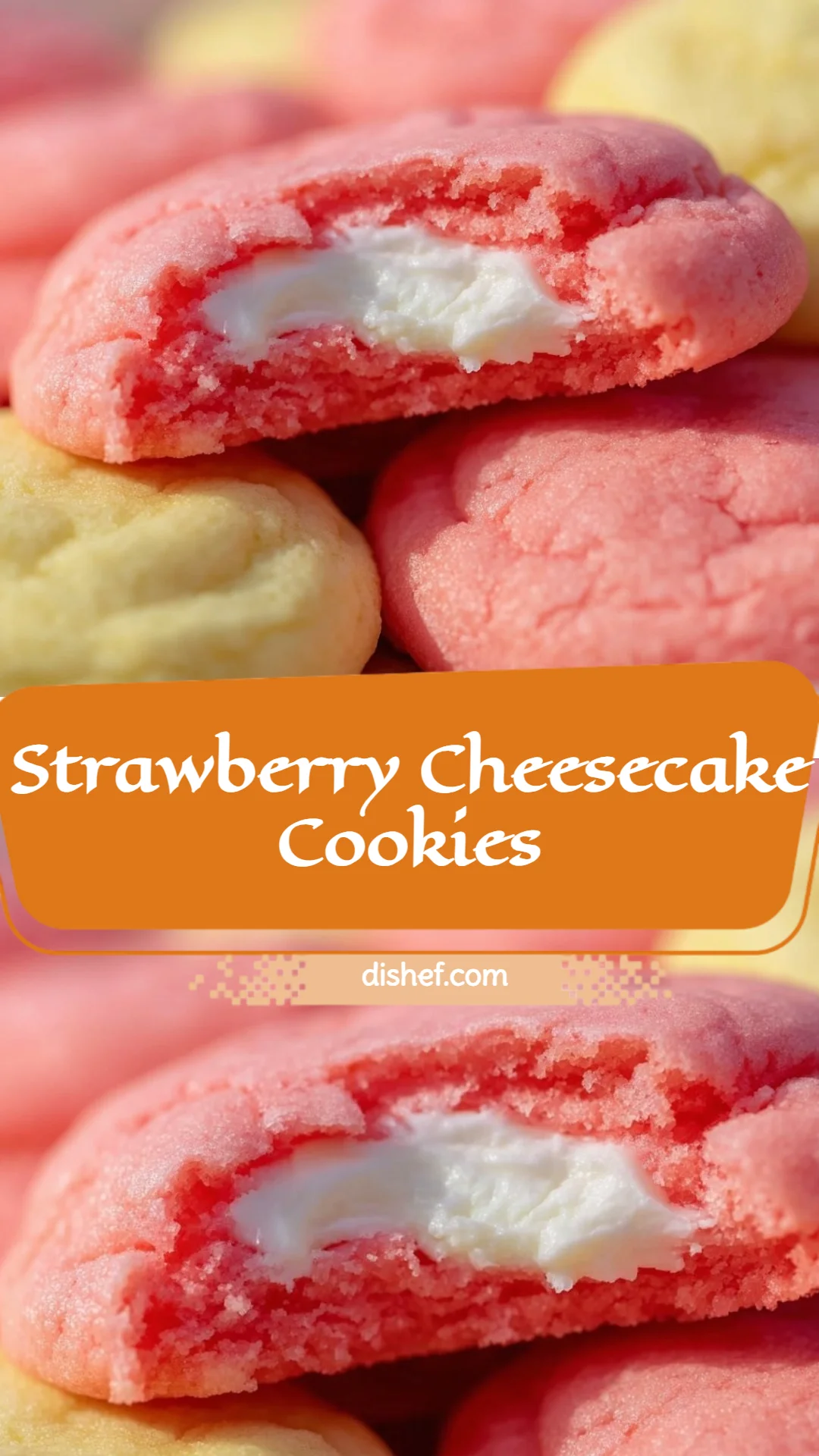 Strawberry Cheesecake Cookies