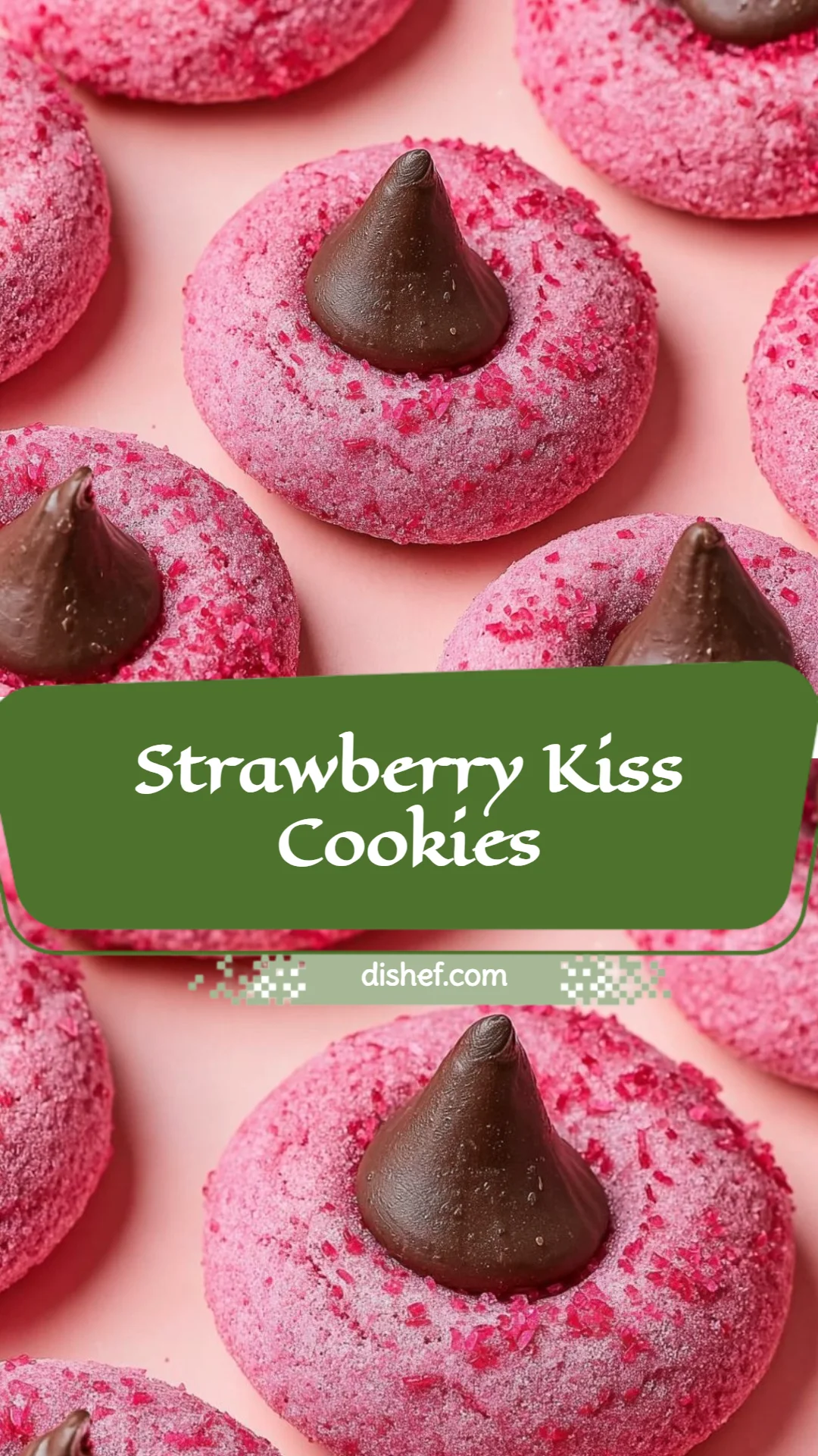 Strawberry Kiss Cookies