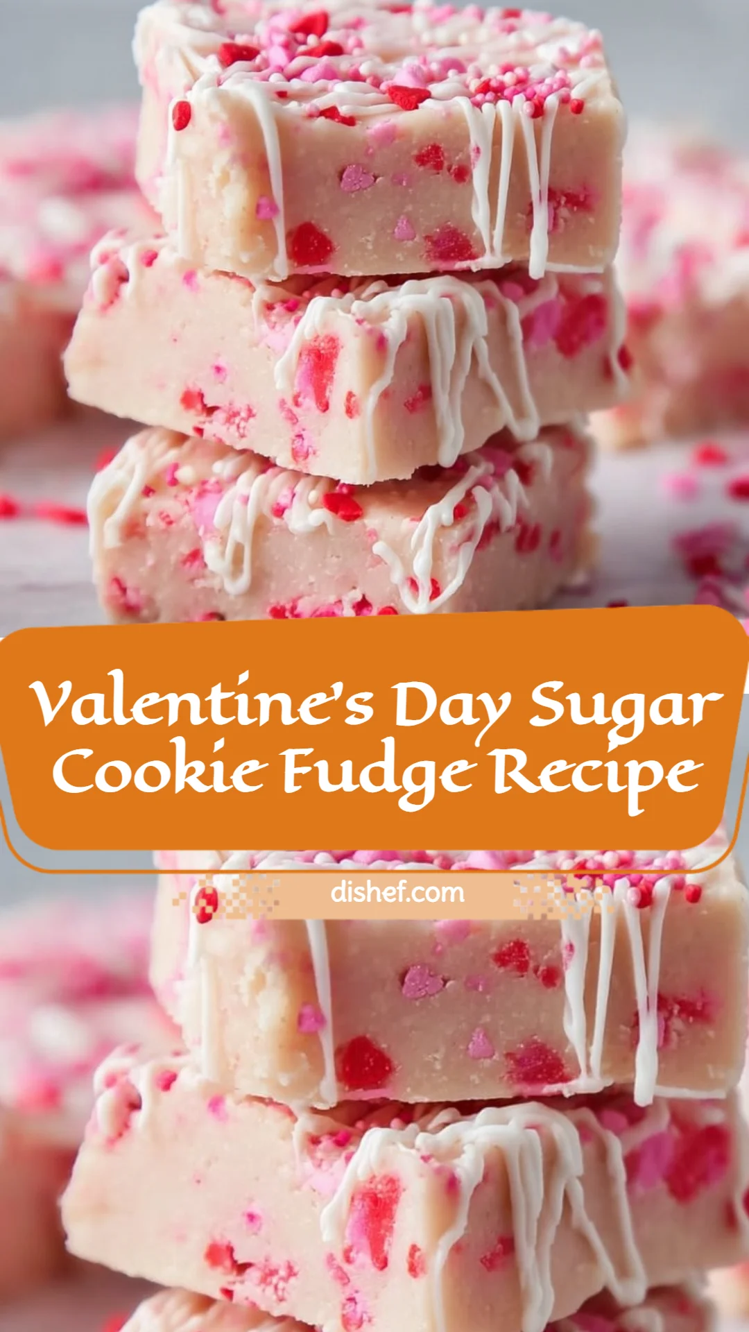 Valentine's Day Sugar Cookie Fudge Recipe