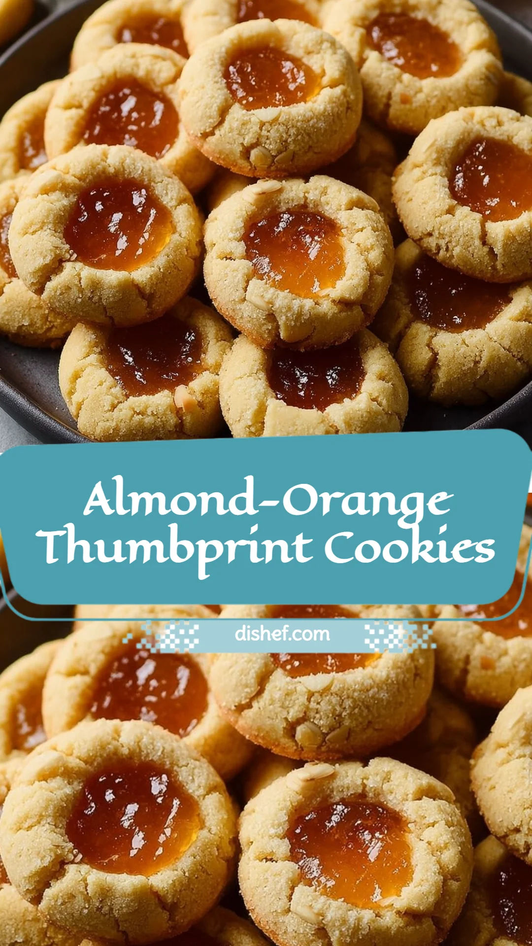 Almond-Orange Thumbprint Cookies
