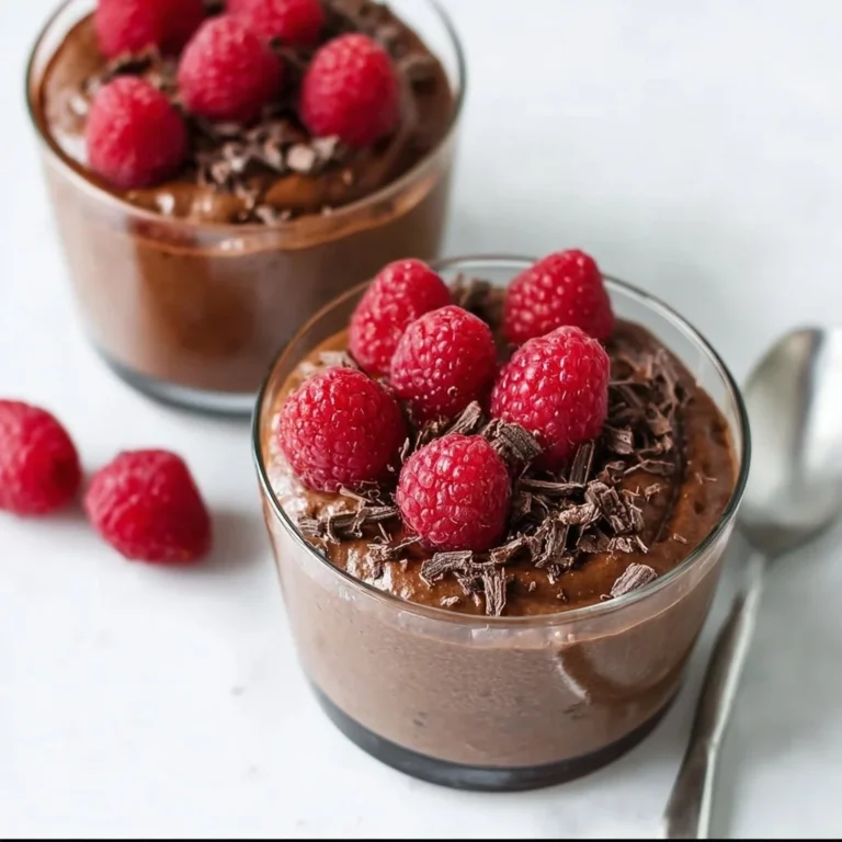 Delicious chocolate chia seed pudding topped with berries and nuts