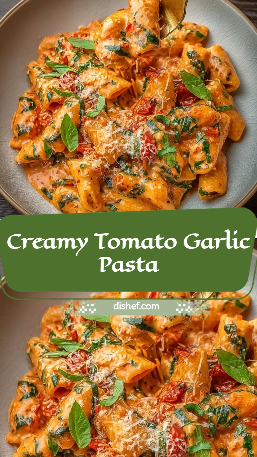 Creamy Tomato Garlic Pasta