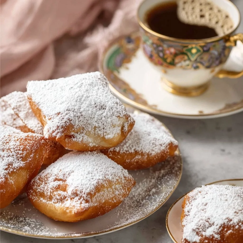 Homemade doughnuts recipe with sprinkles and glaze on a wooden table.
