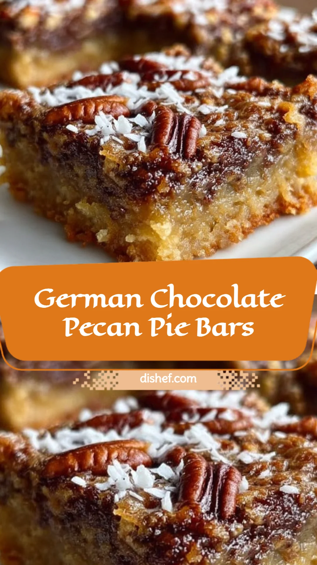 German Chocolate Pecan Pie Bars