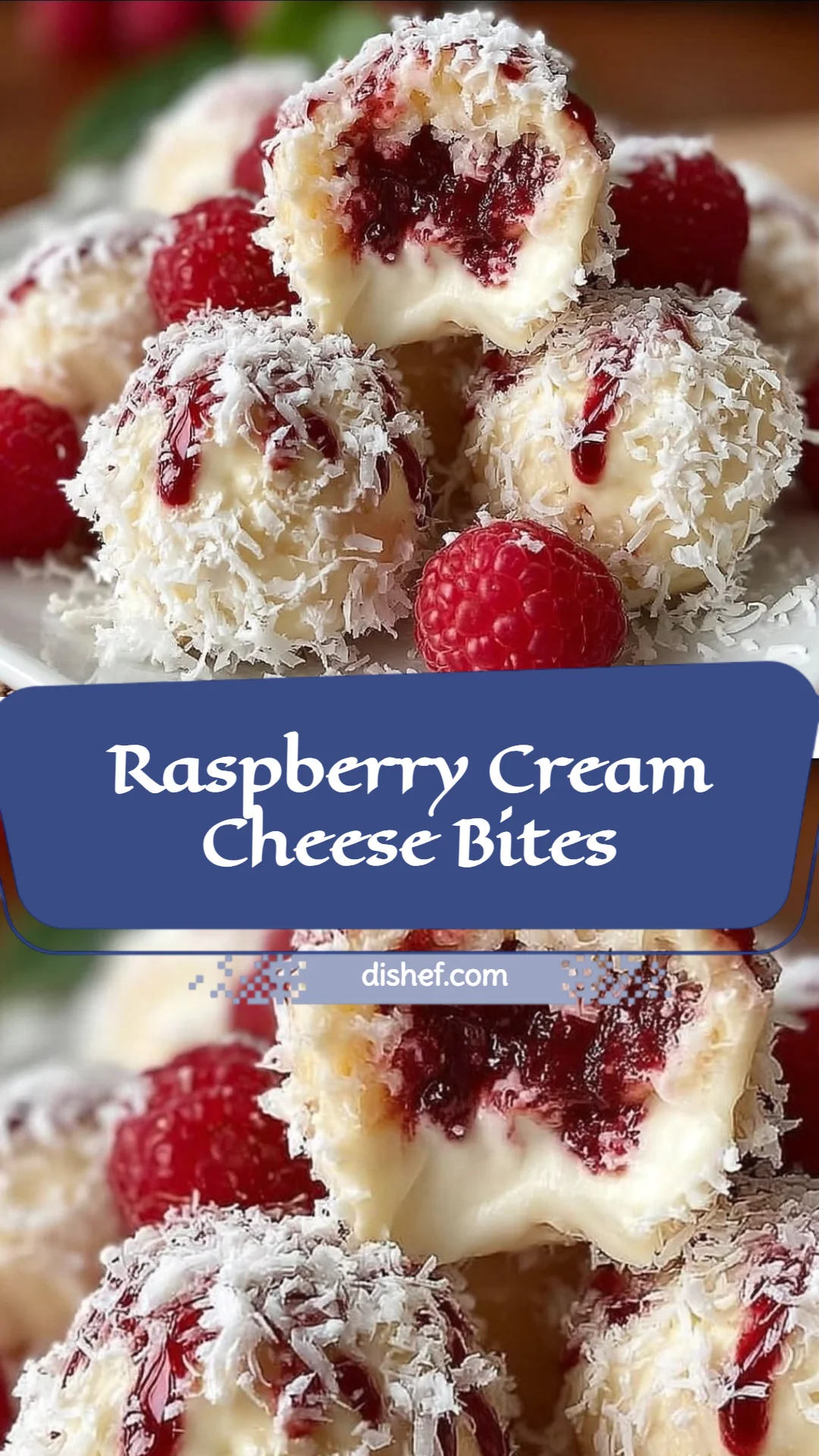 Raspberry Cream Cheese Bites
