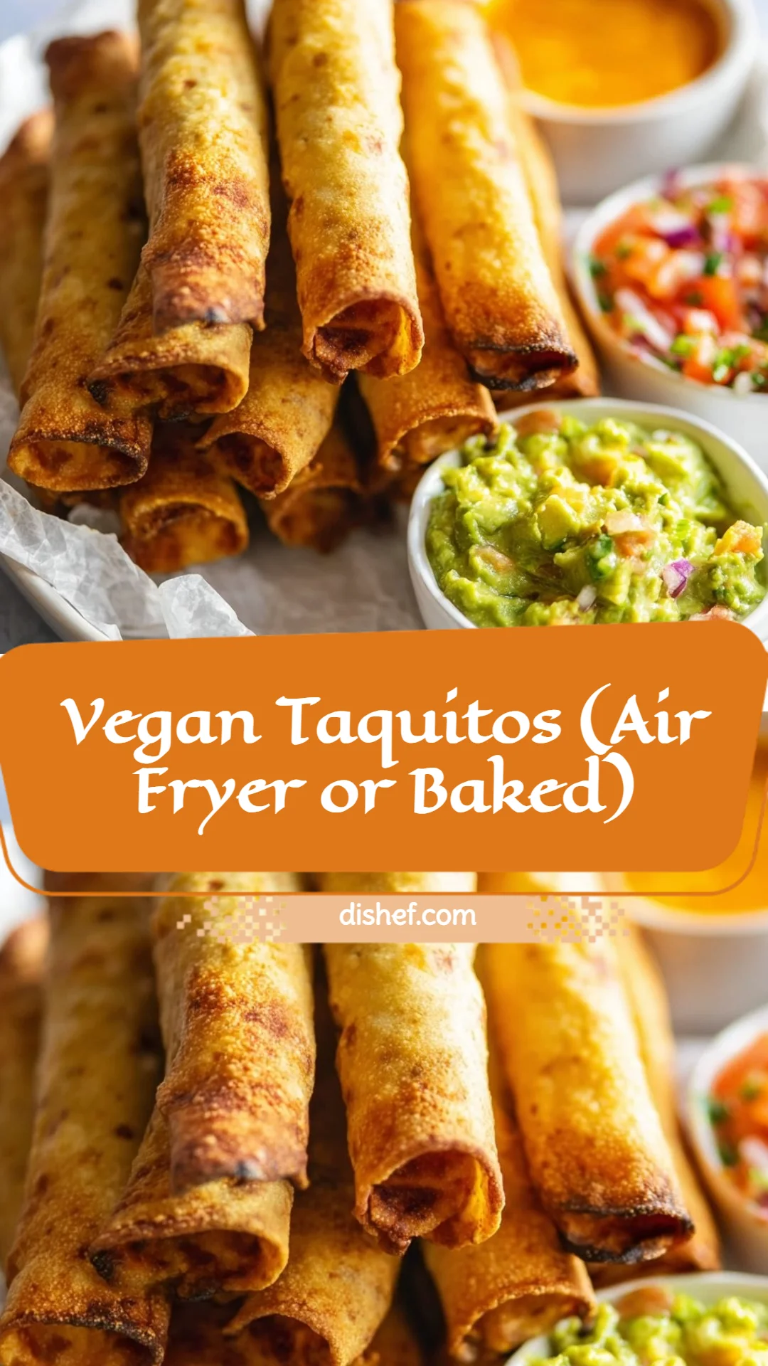 Vegan Taquitos (Air Fryer or Baked)