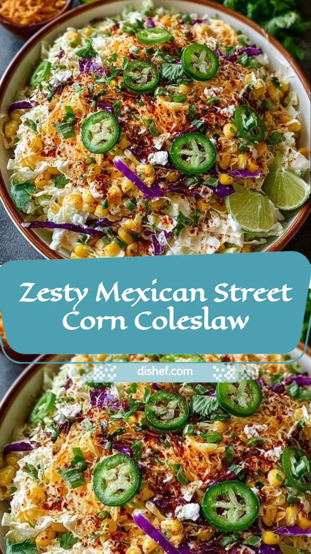 Zesty Mexican Street Corn Coleslaw