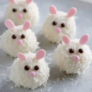 Delicious Bunny Oreo Balls shaped like cute bunnies for Easter treats