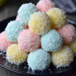 Easter Bunny Coconut Tails - a delightful no-bake treat for Easter celebrations