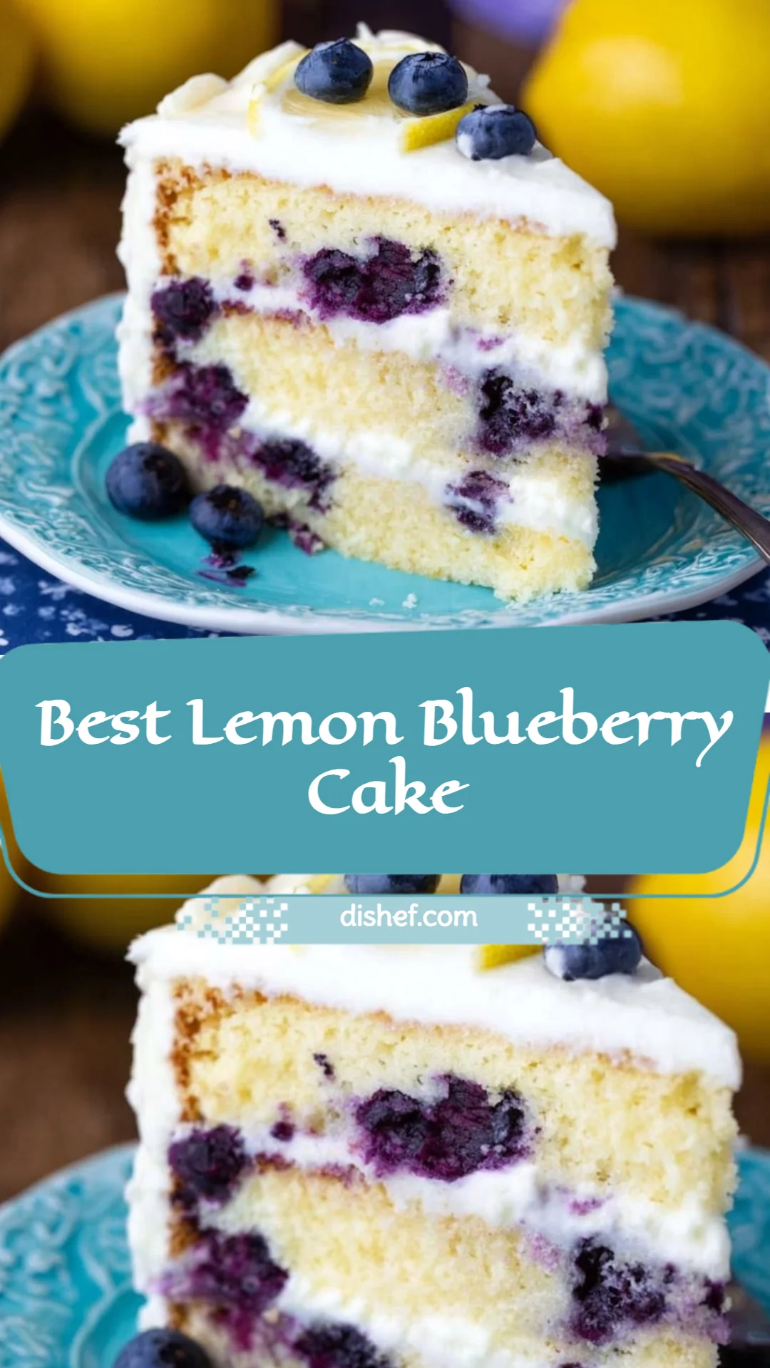 Best Lemon Blueberry Cake