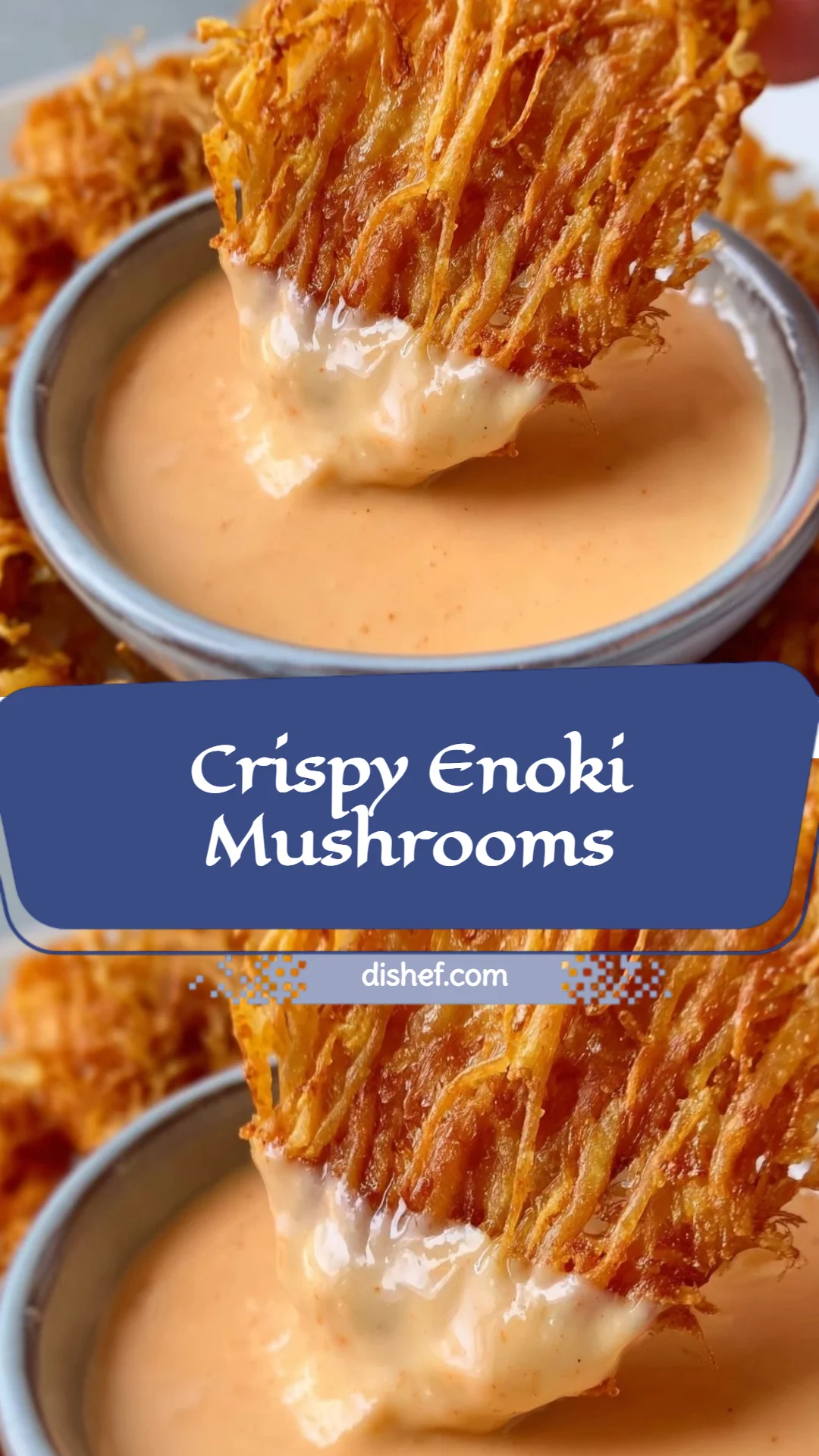 Crispy Enoki Mushrooms