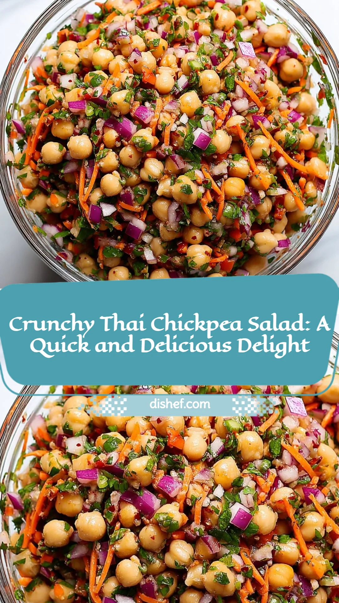 Crunchy Thai Chickpea Salad: A Quick and Delicious Delight