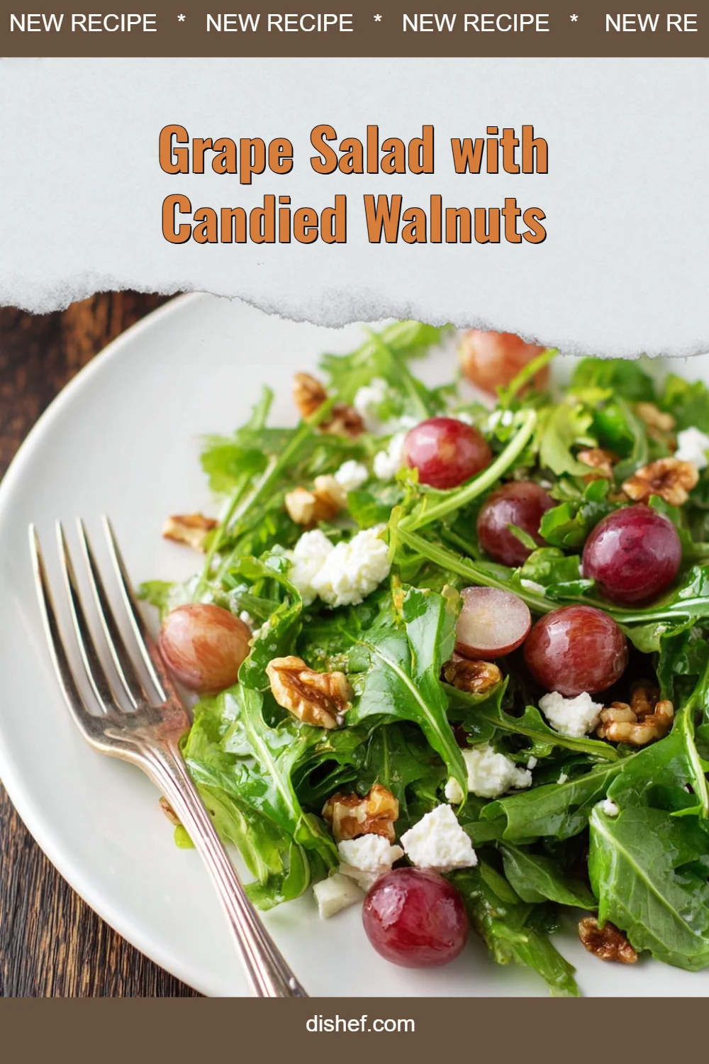 Grape Salad with Candied Walnuts