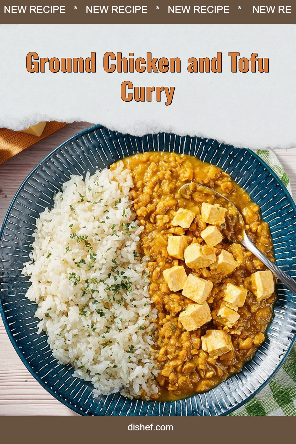 Ground Chicken and Tofu Curry