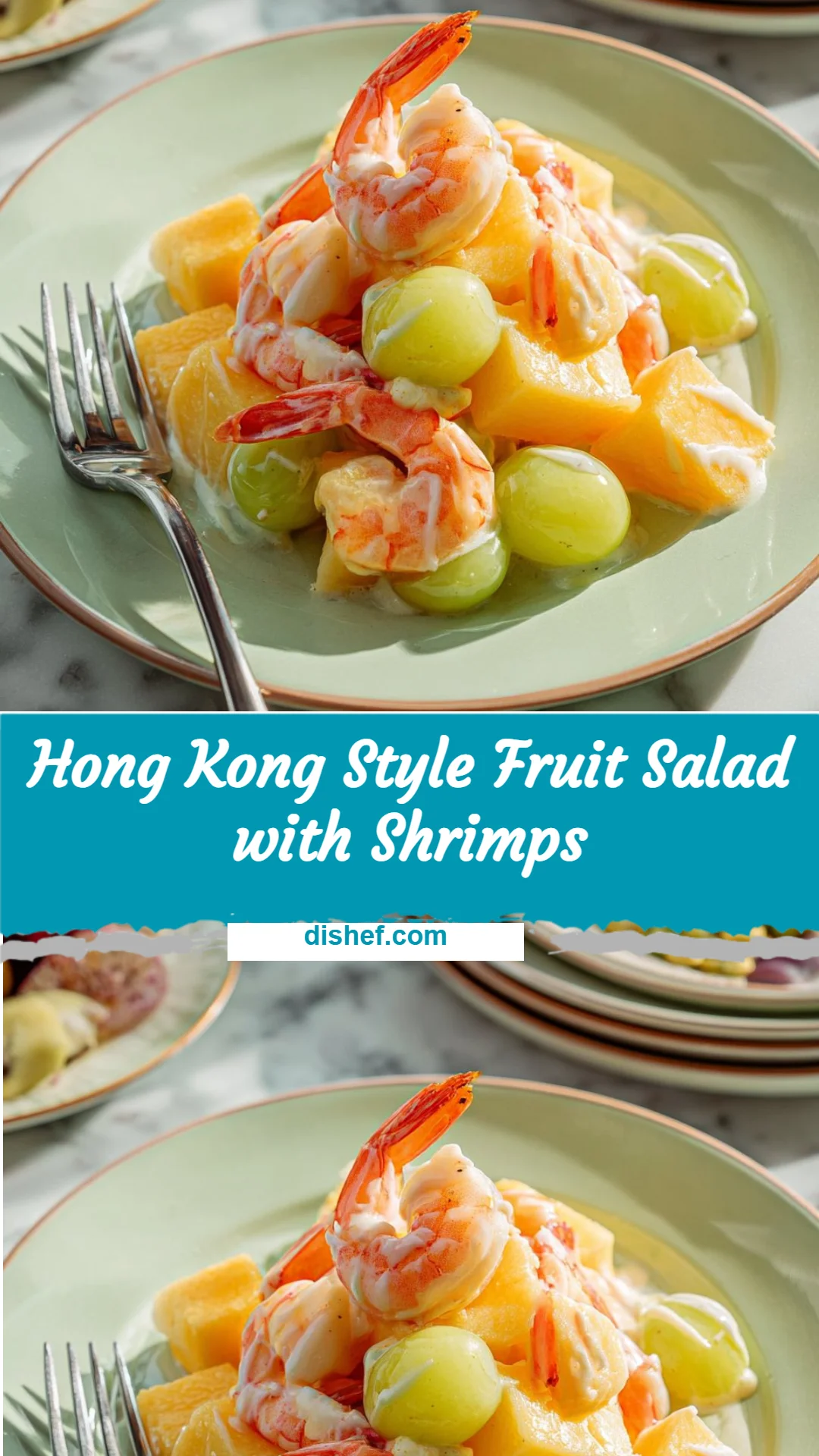 Hong Kong Style Fruit Salad with Shrimps