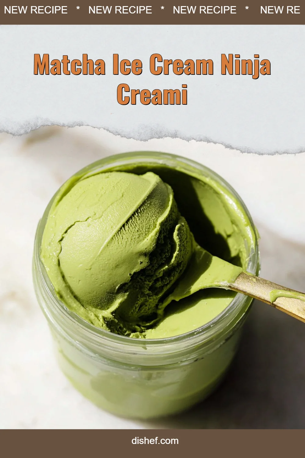 Matcha Ice Cream Ninja Creami