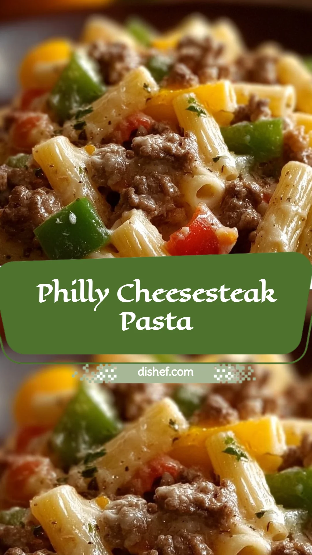 Philly Cheesesteak Pasta