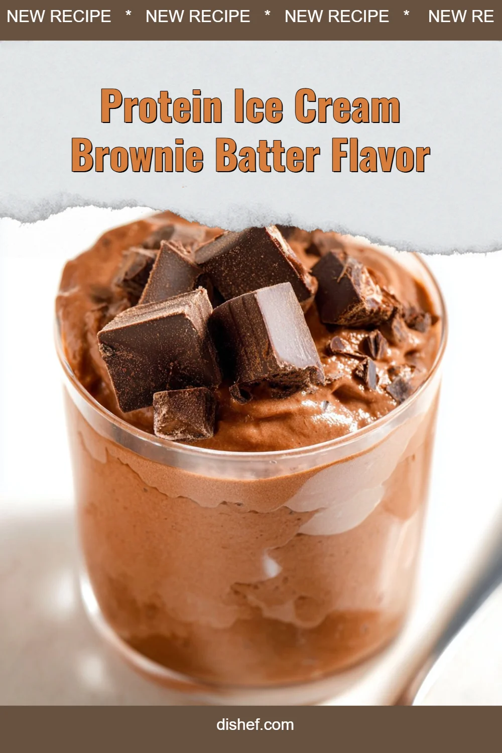 Protein Ice Cream Brownie Batter Flavor