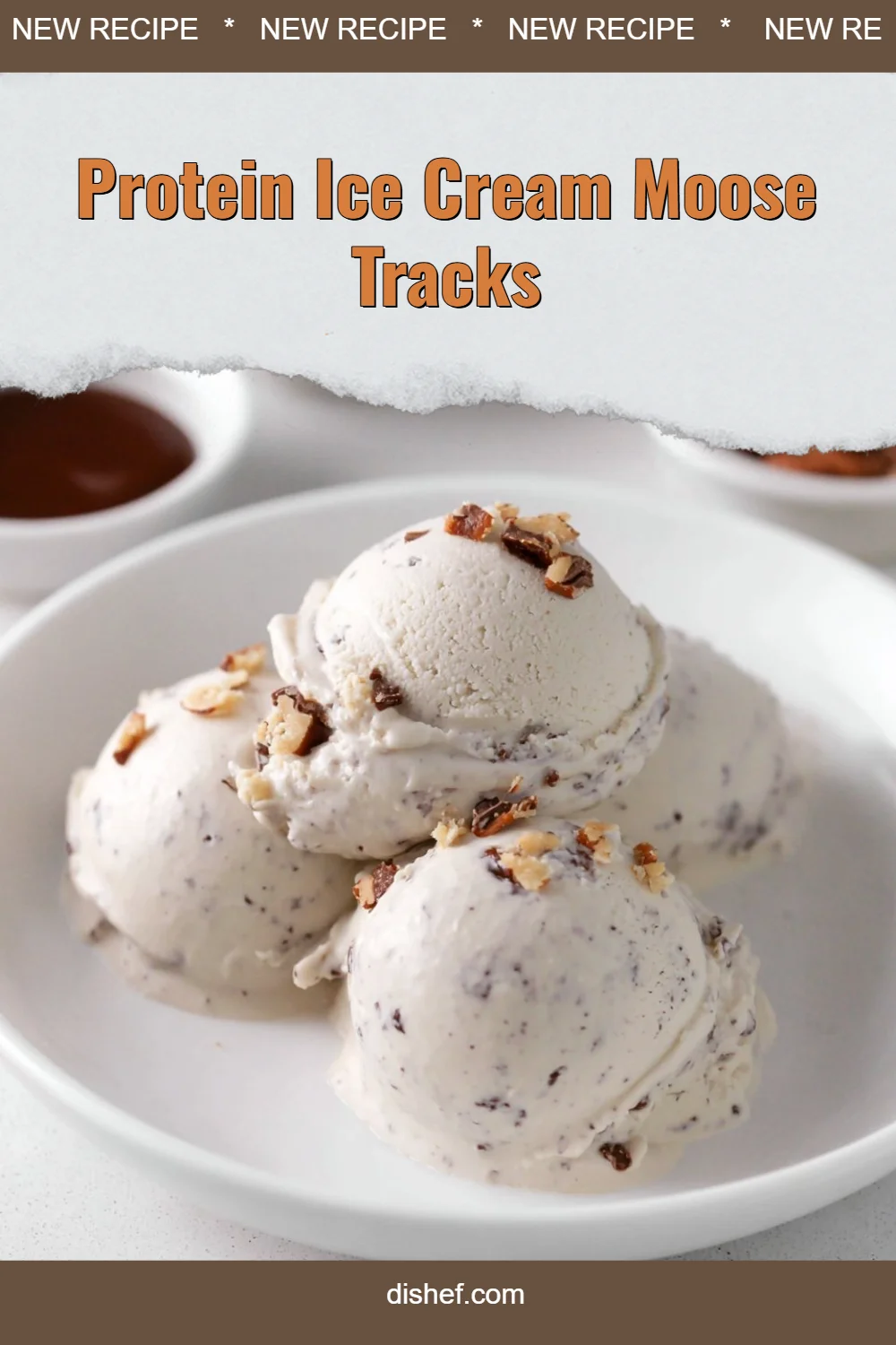 Protein Ice Cream Moose Tracks