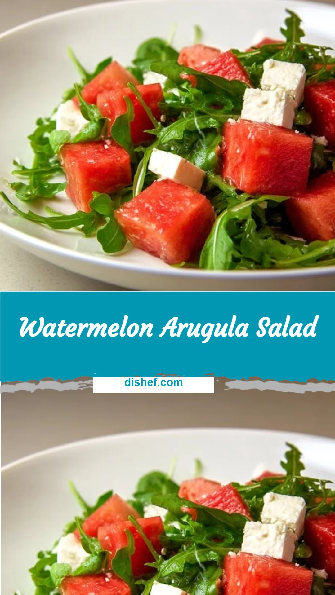 Watermelon Arugula Salad