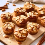 Delicious almond flour banana muffins rich in protein