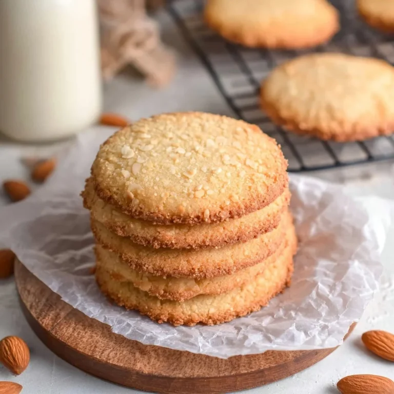 Delicious homemade 2-ingredient cookies on a baking tray.