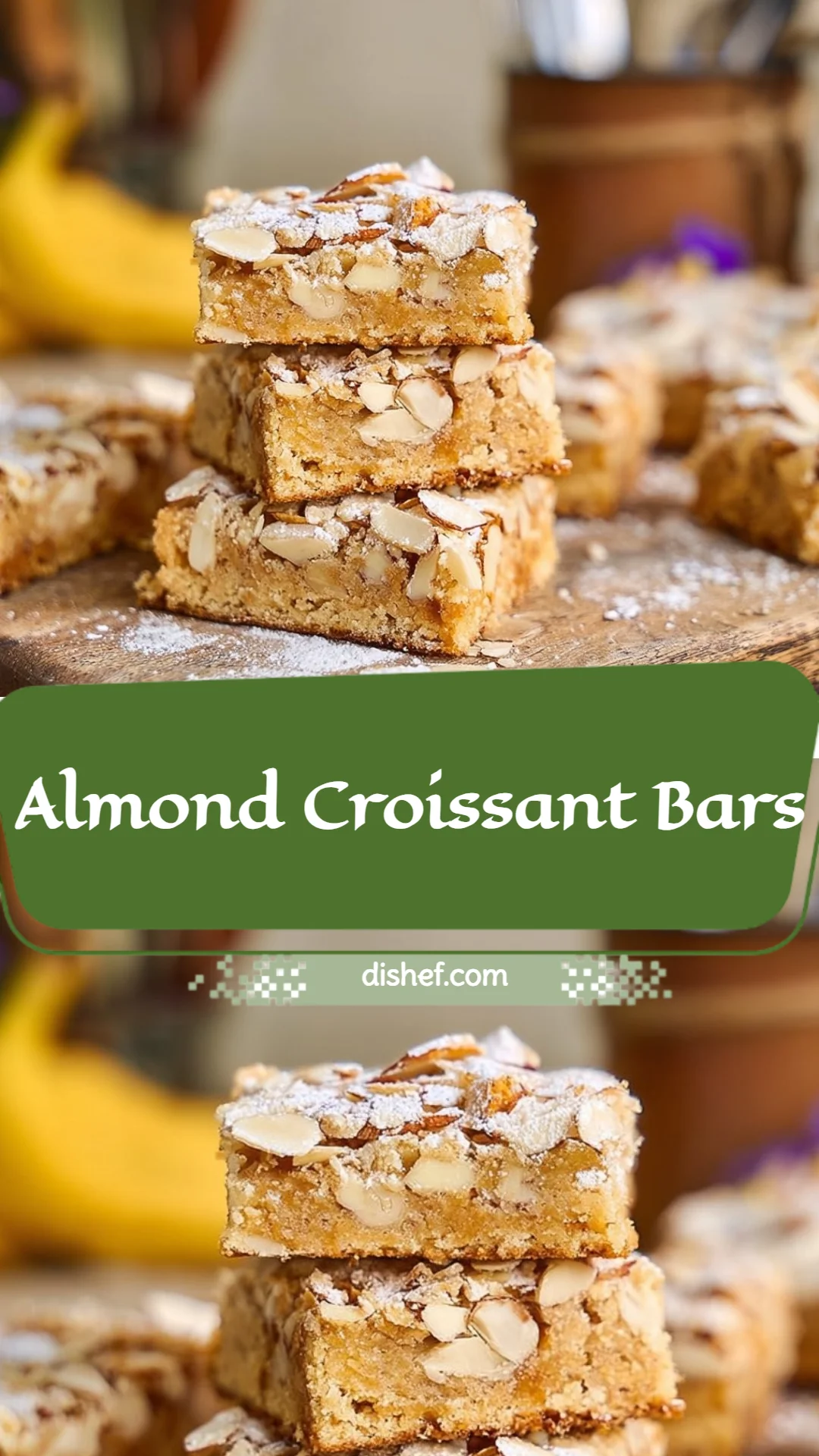 Almond Croissant Bars