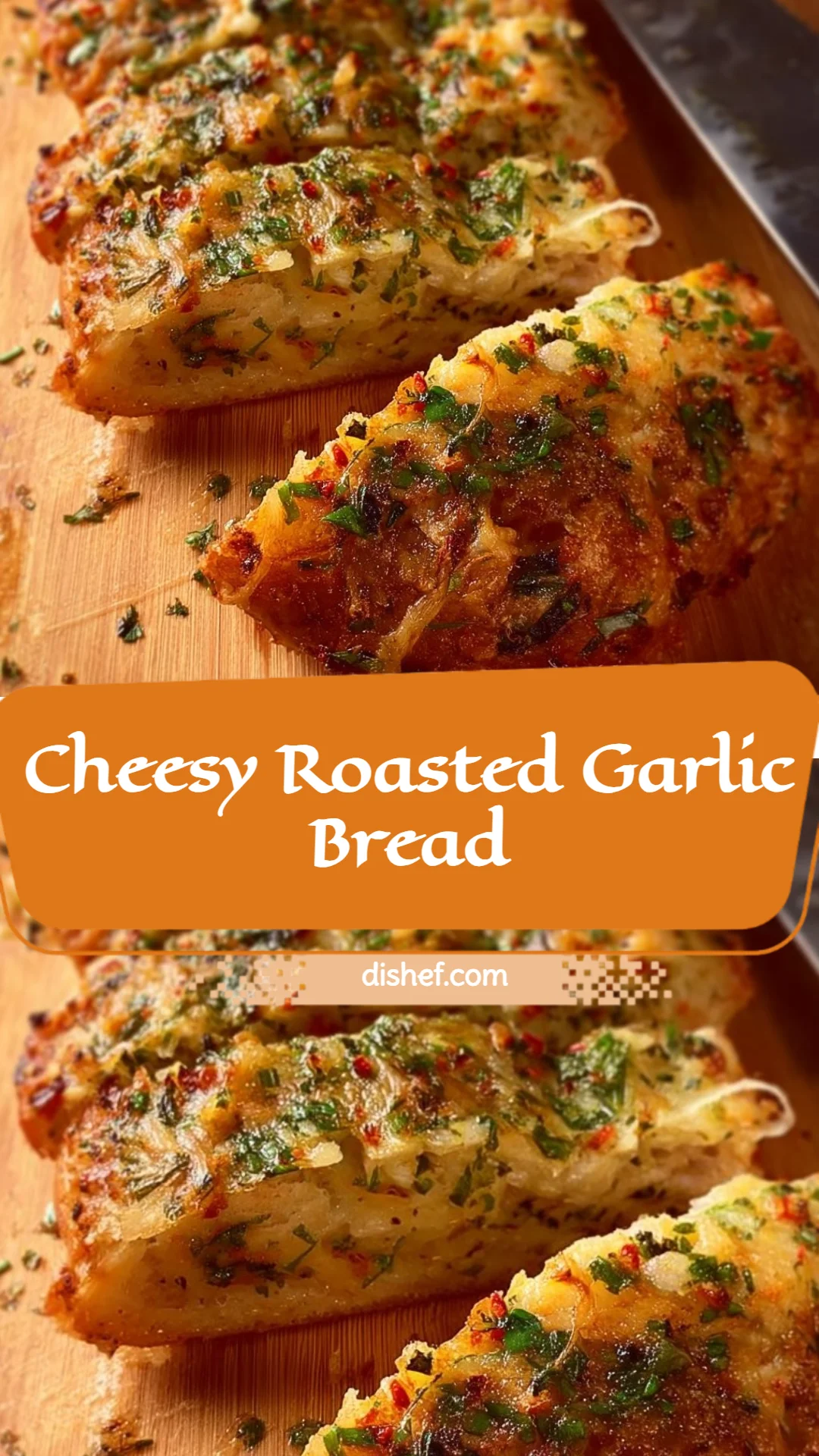 Cheesy Roasted Garlic Bread