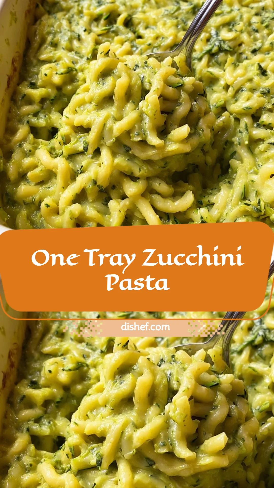 One Tray Zucchini Pasta