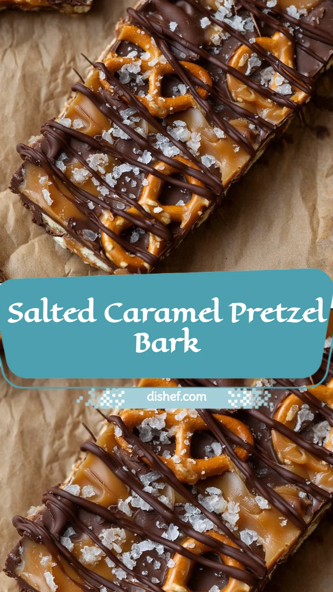 Salted Caramel Pretzel Bark