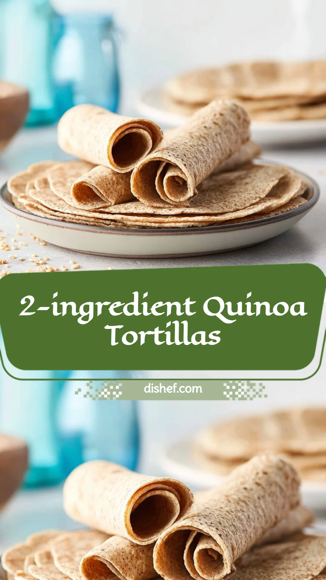 2-ingredient Quinoa Tortillas