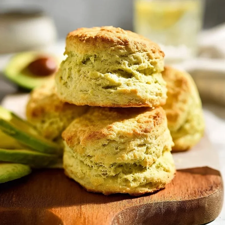 5-ingredient avocado biscuits made without eggs or dairy