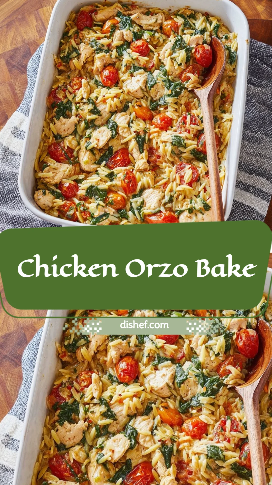 Chicken Orzo Bake