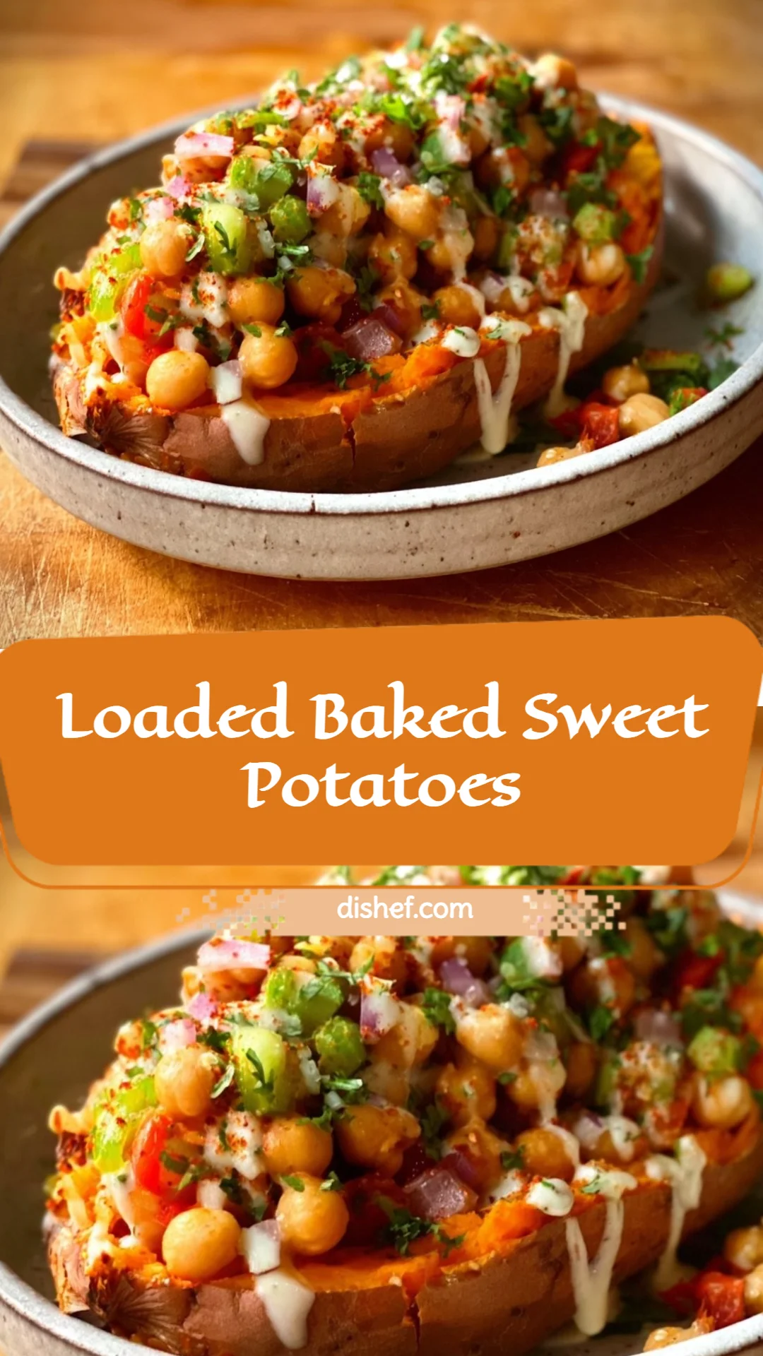 Loaded Baked Sweet Potatoes