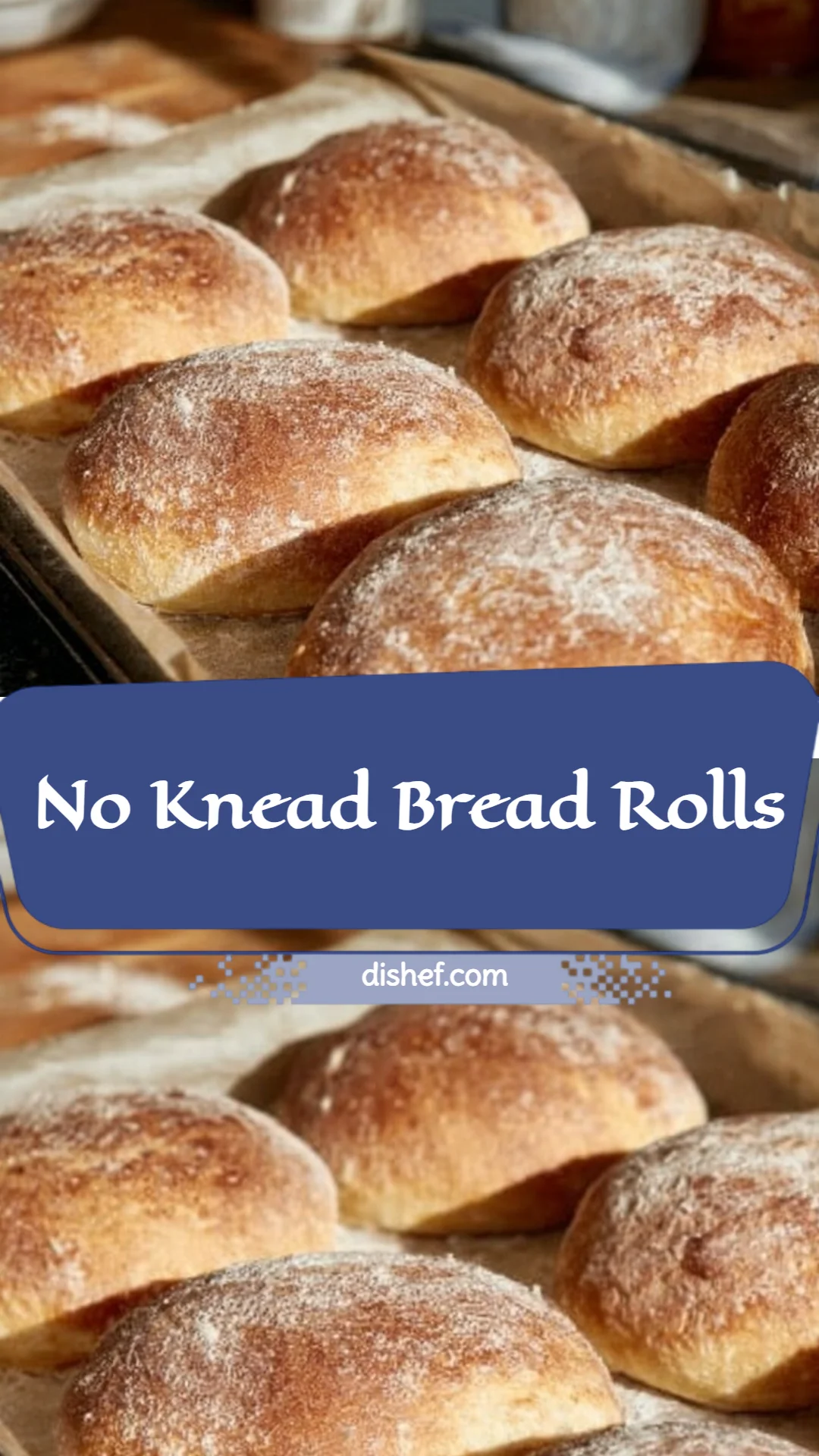 No Knead Bread Rolls