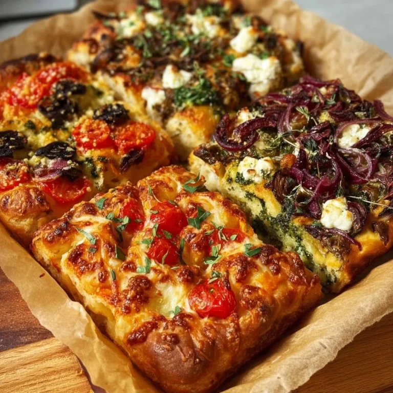 Delicious Tear-and-Share Pizza with toppings for sharing