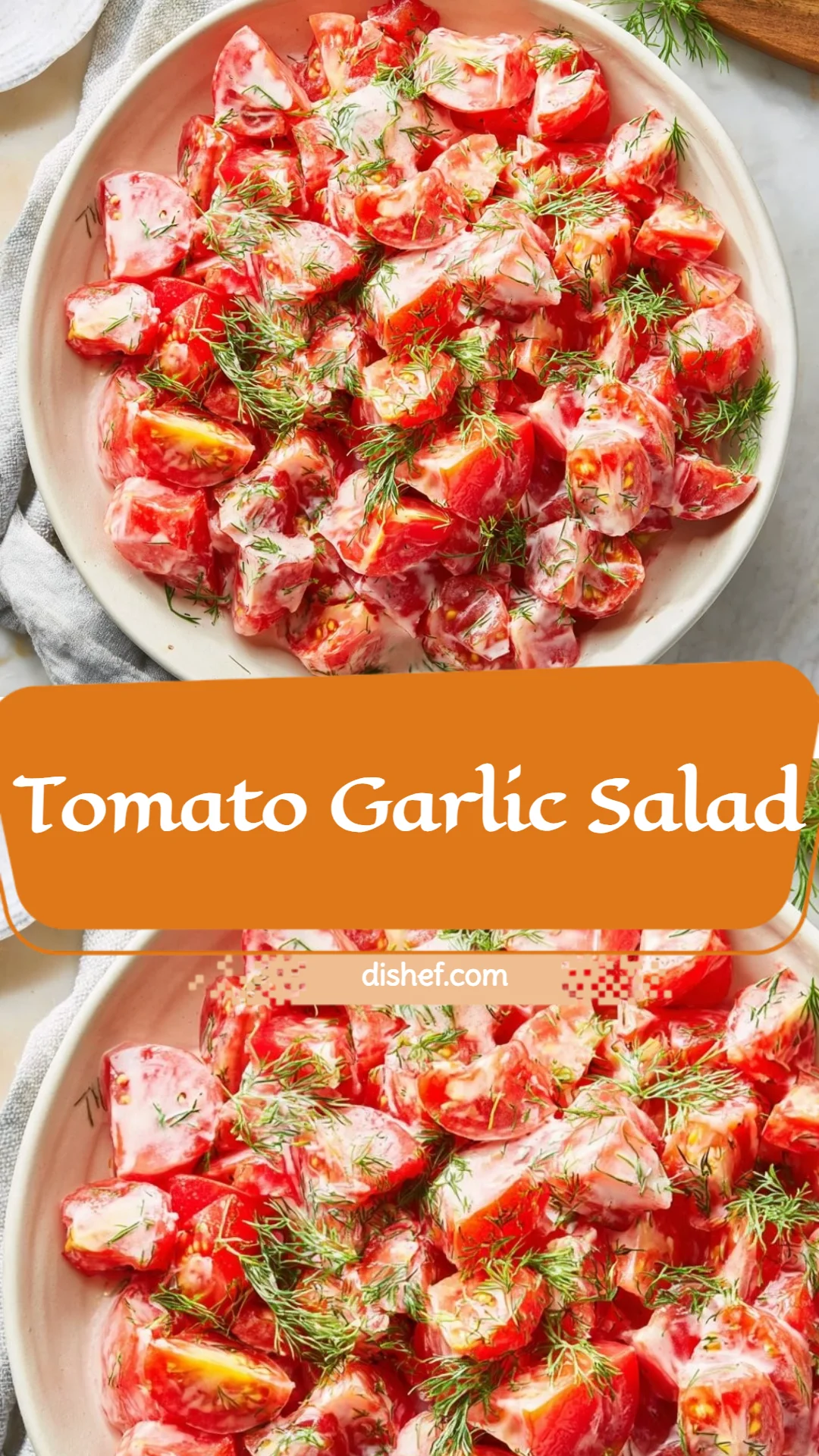Tomato Garlic Salad